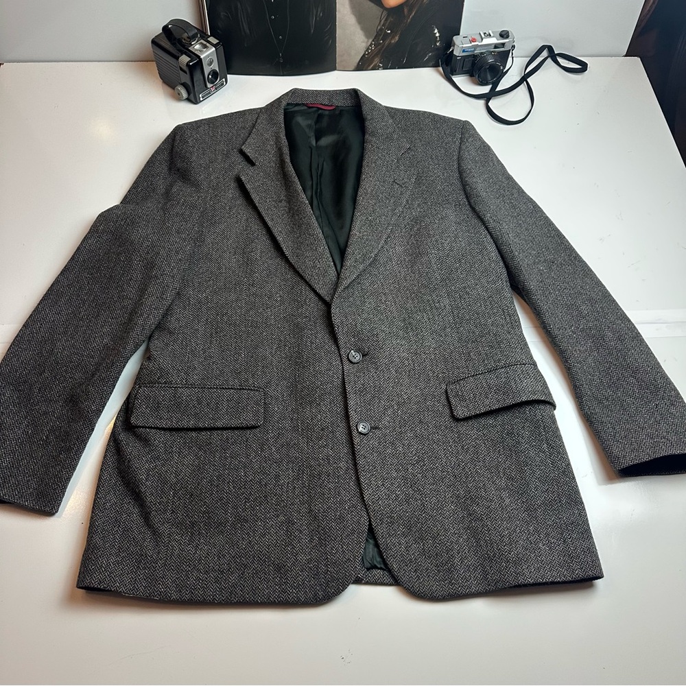 Jos. A. Bank Wool Charcoal Blazer